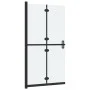 Folding shower screen frosted ESG glass 70x190 cm by vidaXL, Shower walls and screens - Ref: Foro24-151192, Price: 199,06 €, ...