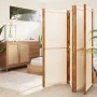Biombo divisor de 4 paneles blanco crema 280x180 cm de vidaXL, Divisores de ambientes - Ref: Foro24-319184, Precio: 129,81 €,...