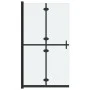 Mampara de ducha plegable vidrio ESG esmerilado 110x190 cm de vidaXL, Paredes y mamparas de ducha - Ref: Foro24-151196, Preci...