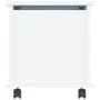 Baúl almacenaje ruedas ALTA madera maciza blanco 73x39,5x43 cm de vidaXL, Baúles de almacenamiento - Ref: Foro24-353928, Prec...