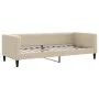 Cream fabric sofa bed 80x200 cm by vidaXL, Beds and slatted bases - Ref: Foro24-353982, Price: 178,45 €, Discount: %