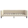 Cream fabric sofa bed 80x200 cm by vidaXL, Beds and slatted bases - Ref: Foro24-353982, Price: 178,45 €, Discount: %
