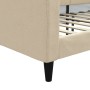 Sofá cama tela color crema 80x200 cm de vidaXL, Camas y somieres - Ref: Foro24-353982, Precio: 181,88 €, Descuento: %