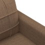 Sofá de 3 plazas de tela marrón 180 cm de vidaXL, Sofás - Ref: Foro24-359102, Precio: 258,65 €, Descuento: %