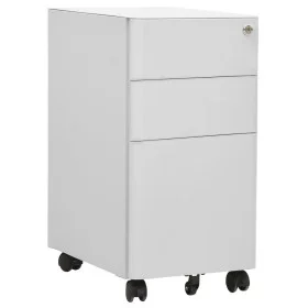 Armario archivador móvil acero gris claro 30x45x59 cm de vidaXL, Armarios archivadores - Ref: Foro24-335983, Precio: 127,45 €...
