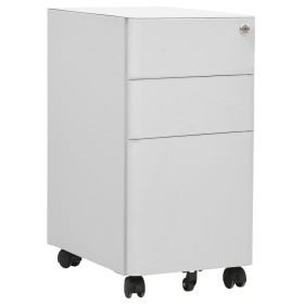 Armario archivador móvil acero gris claro 30x45x59 cm de vidaXL, Armarios archivadores - Ref: Foro24-335983, Precio: 129,55 €...
