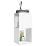 Armario giratorio aglomerado blanco 34,5x34,5x75,5 cm de vidaXL, Librerías y estanterías - Ref: Foro24-339557, Precio: 80,91 ...