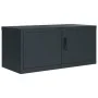 Armario archivador de acero gris antracita 90x40x40 cm de vidaXL, Armarios archivadores - Ref: Foro24-339719, Precio: 135,29 ...