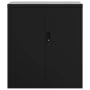 Black steel filing cabinet 79x40x90 cm by vidaXL, Filing cabinets - Ref: Foro24-339734, Price: 151,83 €, Discount: %