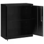 Black steel filing cabinet 79x40x90 cm by vidaXL, Filing cabinets - Ref: Foro24-339734, Price: 151,83 €, Discount: %