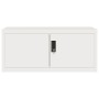 Armario archivador de acero blanco 90x40x40 cm de vidaXL, Armarios archivadores - Ref: Foro24-339716, Precio: 176,50 €, Descu...