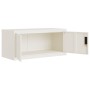 Armario archivador de acero blanco 90x40x40 cm de vidaXL, Armarios archivadores - Ref: Foro24-339716, Precio: 176,50 €, Descu...
