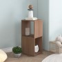 Armario giratorio aglomerado roble Sonoma 34,5x34,5x75,5 cm de vidaXL, Librerías y estanterías - Ref: Foro24-339560, Precio: ...