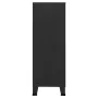 Baúl de almacenaje industrial metal negro 75x40x115 cm de vidaXL, Baúles de almacenamiento - Ref: Foro24-339628, Precio: 162,...