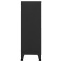 Baúl de almacenaje industrial metal negro 75x40x115 cm de vidaXL, Baúles de almacenamiento - Ref: Foro24-339628, Precio: 158,...