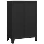 Baúl de almacenaje industrial metal negro 75x40x115 cm de vidaXL, Baúles de almacenamiento - Ref: Foro24-339628, Precio: 162,...