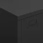 Baúl de almacenaje industrial metal negro 75x40x115 cm de vidaXL, Baúles de almacenamiento - Ref: Foro24-339628, Precio: 162,...