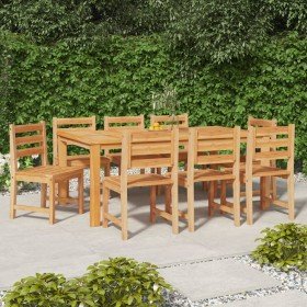 Sillas de jardín 8 unidades madera maciza de teca en Sillas de jardín | Comprar online en Foru.es