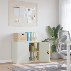 Armario archivador de acero gris claro 90x40x70 cm de vidaXL, Armarios archivadores - Ref: Foro24-339721, Precio: 152,30 €, D...