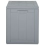 Caja de almacenaje para jardín 180 L PP ratán gris de vidaXL, Cajas de almacenaje para exteriores - Ref: Foro24-151234, Preci...