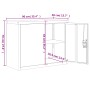 Armario archivador de acero gris claro 90x40x70 cm de vidaXL, Armarios archivadores - Ref: Foro24-339721, Precio: 152,30 €, D...
