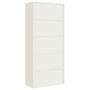 Armario archivador de acero blanco 90x40x200 cm de vidaXL, Armarios archivadores - Ref: Foro24-339760, Precio: 447,46 €, Desc...