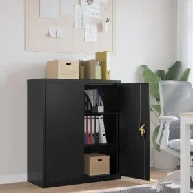 Armario archivador de acero negro 90x40x105 cm by vidaXL, Filing cabinets - Ref: Foro24-339738, Price: 231,96 €, Discount: %