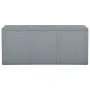 Caja de almacenaje para jardín 270 L PP ratán gris de vidaXL, Cajas de almacenaje para exteriores - Ref: Foro24-151235, Preci...