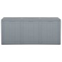 Caja de almacenaje para jardín 270 L PP ratán gris de vidaXL, Cajas de almacenaje para exteriores - Ref: Foro24-151235, Preci...