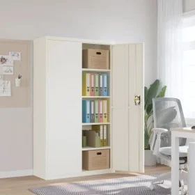 Armario archivador de acero blanco 105x40x180 cm de vidaXL, Armarios archivadores - Ref: Foro24-339768, Precio: 369,78 €, Des...