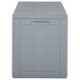 Caja de almacenaje para jardín 270 L PP ratán gris de vidaXL, Cajas de almacenaje para exteriores - Ref: Foro24-151235, Preci...