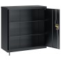 Armario archivador de acero gris antracita 90x40x90 cm de vidaXL, Armarios archivadores - Ref: Foro24-339731, Precio: 206,89 ...