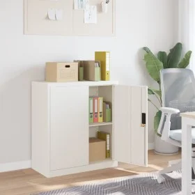 Armario archivador de acero blanco 79x40x90 cm by vidaXL, Filing cabinets - Ref: Foro24-339732, Price: 143,13 €, Discount: %