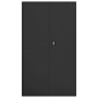 Armario archivador de acero negro 105x40x180 cm de vidaXL, Armarios archivadores - Ref: Foro24-339770, Precio: 335,16 €, Desc...