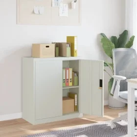 Light gray steel filing cabinet 79x40x90 cm by vidaXL, Filing cabinets - Ref: Foro24-339733, Price: 141,72 €, Discount: %