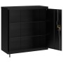Armario archivador de acero negro 90x40x90 cm de vidaXL, Armarios archivadores - Ref: Foro24-339730, Precio: 219,89 €, Descue...