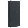 Armario archivador de acero gris antracita 90x40x200 cm de vidaXL, Armarios archivadores - Ref: Foro24-339763, Precio: 341,92...
