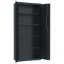 Armario archivador de acero gris antracita 90x40x200 cm de vidaXL, Armarios archivadores - Ref: Foro24-339763, Precio: 341,92...