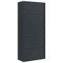 Armario archivador de acero gris antracita 90x40x200 cm de vidaXL, Armarios archivadores - Ref: Foro24-339763, Precio: 341,92...