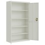 Armario archivador de acero gris claro 105x40x180 cm de vidaXL, Armarios archivadores - Ref: Foro24-339769, Precio: 381,54 €,...