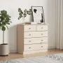 Cómoda ALTA madera maciza pino 77x35x73 cm de vidaXL, Cajoneras - Ref: Foro24-353921, Precio: 140,18 €, Descuento: %