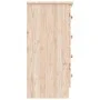 Cómoda ALTA madera maciza pino 77x35x73 cm de vidaXL, Cajoneras - Ref: Foro24-353921, Precio: 140,18 €, Descuento: %
