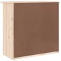 Cómoda ALTA madera maciza pino 77x35x73 cm de vidaXL, Cajoneras - Ref: Foro24-353921, Precio: 140,18 €, Descuento: %
