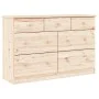 Cómoda cajonera ALTA madera maciza pino 112x35x73 cm de vidaXL, Cajoneras - Ref: Foro24-353919, Precio: 212,68 €, Descuento: %