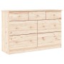 Cómoda cajonera ALTA madera maciza pino 112x35x73 cm de vidaXL, Cajoneras - Ref: Foro24-353919, Precio: 197,38 €, Descuento: %