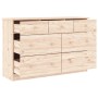 Cómoda cajonera ALTA madera maciza pino 112x35x73 cm de vidaXL, Cajoneras - Ref: Foro24-353919, Precio: 197,38 €, Descuento: %