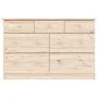 Cómoda cajonera ALTA madera maciza pino 112x35x73 cm de vidaXL, Cajoneras - Ref: Foro24-353919, Precio: 212,68 €, Descuento: %