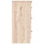 Cómoda cajonera ALTA madera maciza pino 112x35x73 cm de vidaXL, Cajoneras - Ref: Foro24-353919, Precio: 212,68 €, Descuento: %