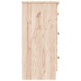 Cómoda cajonera ALTA madera maciza pino 112x35x73 cm de vidaXL, Cajoneras - Ref: Foro24-353919, Precio: 197,38 €, Descuento: %