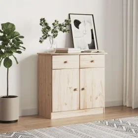 Aparador ALTA madera maciza de pino 77x35x73 cm de vidaXL, Aparadores - Ref: Foro24-353941, Precio: 116,31 €, Descuento: %